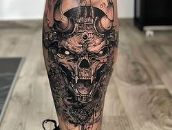牛魔王纹身图案：西游第一妖王的不羁与豪情