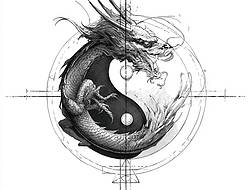 八卦图+龙手稿(8张)