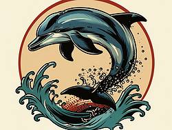 海豚手稿(17张)