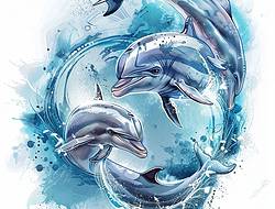 海豚手稿(17张)