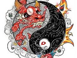 阴阳八卦图手稿