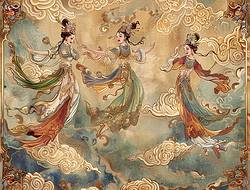 敦煌飞天手稿(17张)